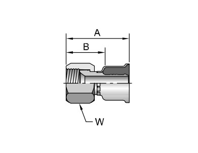 Parker膠管派克膠管接頭26系列16826JIC37? SAE 45? 雙錐 內(nèi)螺紋 直接頭、PARKER接頭、PARKER卡套接頭